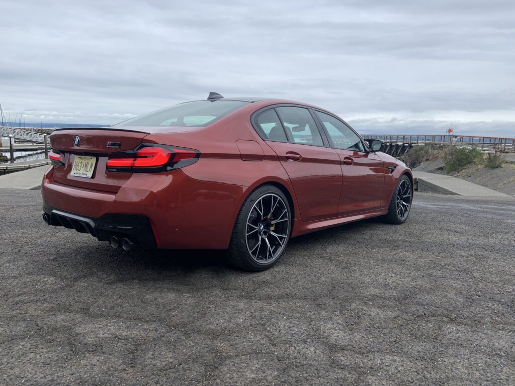 2021 BMW M5 in Competition Motegi Red 